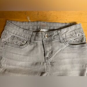 Candies light grey size 0 (juniors) blingy jeans